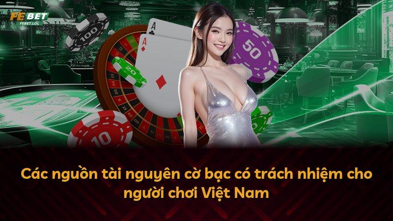 Các nguồn tài nguyên cờ bạc có trách nhiệm cho người chơi Việt Nam