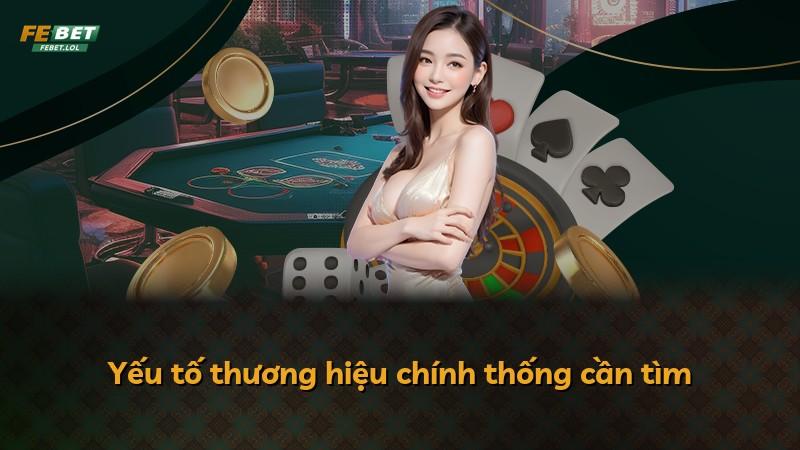 Yếu tố thương hiệu chính thống cần tìm